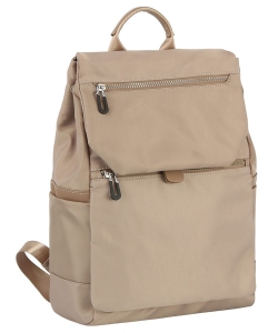 Nylon Flap Backpack GLM-0113 STONE